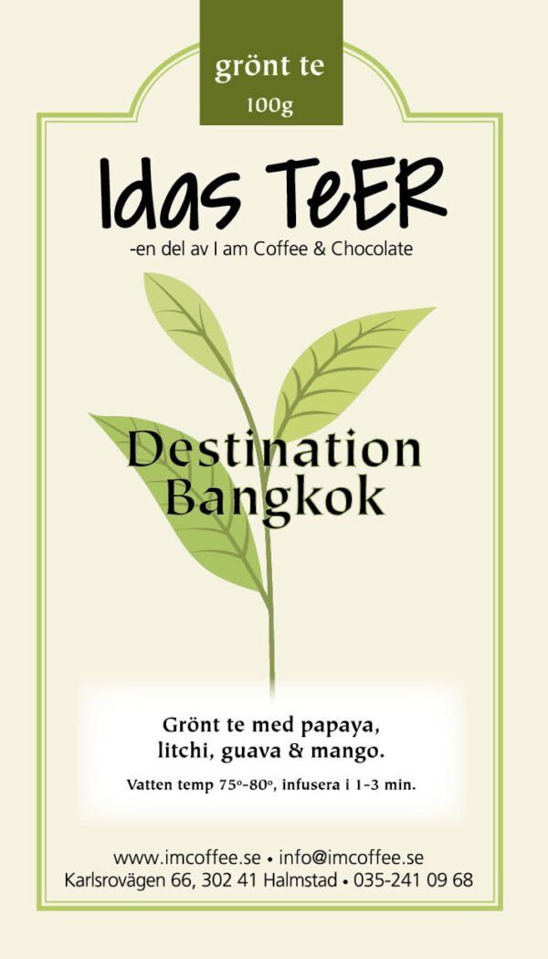 DESTINATION BANGKOK- Grönt te