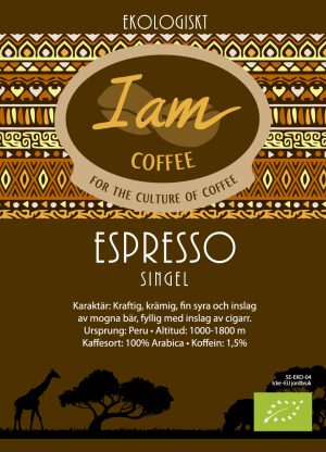 Espresso 100% Arabica singel