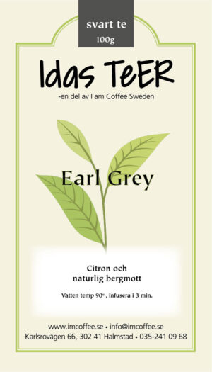 EARL GREY- Svart te