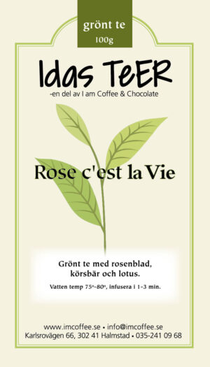 ROSÉ CÉST LA VIE- Grönt te
